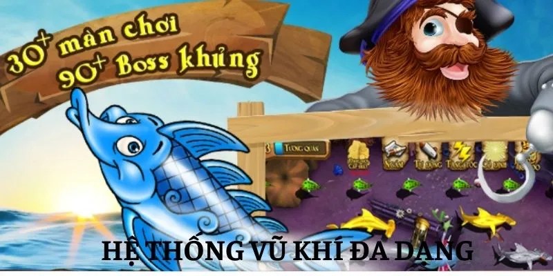 Vua hải tặc game bắn cá gắn với nhiều phần quà hấp dẫn
