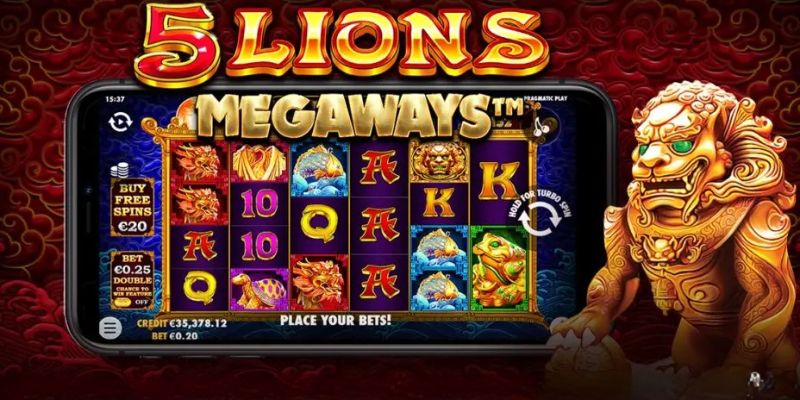 Các biểu tượng trong slot 5 Lions Megaways