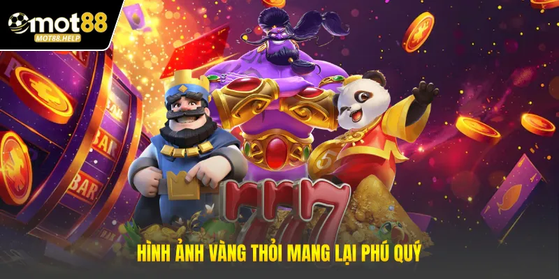 Hình ảnh vàng thỏi mang lại phú quý