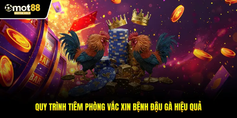 Quy trình tiêm phòng vắc xin bệnh đậu gà hiệu quả