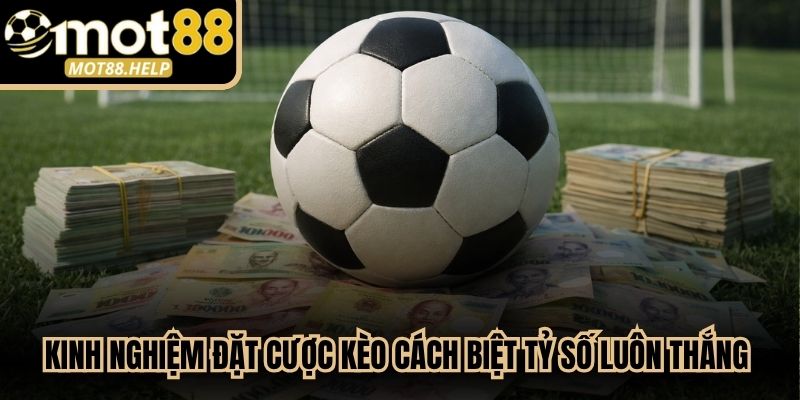 Kinh nghiệm đặt cược kèo cách biệt tỷ số luôn thắng nên bỏ túi
